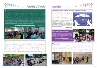 Activitats i Sortides

deu anys CanTanT soMnis, deu anys soMnianT Cançons

ens visiTen esCriPTors
Tot estudiant la poesia, el passat 26 de febrer va venir a visitar l’alumnat de sisè, la Carme Serret. Va
explicar- nos el seu ofici d’escriptora i què havíem de fer per ser bons poetes. És mare d’unes exalumnes
de l’escola. Ens va agradar molt la seva visita i gràcies a ella vam aprendre a escriure i elaborar poemes. Ens
va llegir moltes poesies i va parlar de les seves preferides, d’autors com Miquel Martí Pol, Mercè Rodoreda
o Enric Larreula que el passat dimarts 9 d’abril també ens va visitar. Ens va explicar coses de la seva vida i
com era ser poeta.
De petit viva en un barri estret i fosc situat a Barcelona. Li agradava ser aventurer i fer viatges. Als quinze
anys havia començat a treballar de mecànic en una fabrica però a ell li encantava dibuixar. De més gran
va començar a fer de professor a la universitat. Es va animar i va començar a escriure poemes, contes i
novel·les de viatges Els seus temes de poemes eren sobre animals, sentiments i de protesta. Diu que la
poesia ha de tenir ritme i sentit. I ens va recitar poemes força divertits del seu llibre Bestiesari. Nosaltres
també ho vam fer i ens va ajudar a millorar-ho. Va crear un dibuix molt bonic.

Van resultar ser dues visites molt interessants.

Actualitat

Nico Tarazona, 6è

Com cada any, hem fet la Cantata de segon amb les
escoles de tot Sant Cugat. Aquesta vegada, però,
hem celebrat els deu anys . Hem cantat una cançó
de cada una de les anteriors cantates. La narració,
que va escriure la Roser Megias, mestra del grup de
música, anava lligant les cançons de manera que
sortís una petita història amb coherència.
Com sempre vam fer dos torns. El Ferran Clua
cantava en el segon. Durant el concert es va
projectar el dibuix d’un pastís, que també va fer
una mestra del grup, al fons de l’escenari.
Al final de l’espectacle vàrem tirar serpentines.
L’alcaldessa va obsequiar el grup de mestres de
música amb un quadre del rosetó del Monestir
de Sant Cugat i les mestres li van regalar una
samarreta de l’aniversari.
Margarida Mauri

PreMi a la Classe de quarT
Aquest any la classe de quart hem rebut un premi
per ser el curs amb més participació a la Marxa
Infantil 2013, que cada any organitza el Club
muntanyenc de Sant Cugat.

Felicitats a tots els participants!
Xavi i Marta, tutors de 4t

jugueM-Hi ToTs
El passat dia 24 de maig, l’escola va reviure el Juguem-hi. Els de sisè eren els capitans. Consistia que cada
capità vigilés i cuidés els seus nens del grup. També havien d’intentar fer bastants jocs i divertir-se. A les
11 del matí va sonar la música i tots els grups van anar a esmorzar coca i un bon suc de pinya. Quan van
acabar, els nens de P3 i P4 van anar cap a les seves classes. La resta del grup va seguir l’activitat fins a les
12.30 del migdia.
Hi havia vint jocs dirigits per mestres, pares i mares. La majoria dels grups vam fer entre set i catorze jocs.
Entre els 47 grups vam fer 491 jocs. El joc que va tenir més participació va ser el cercador de pilotes: Hi van
participar 33 grups. El joc que menys, el van fer 17.
Fa nou anys que es fa aquesta activitat. Sempre ha anat molt bé i esperem que continuï molts més anys.

Melquiades
Aquest trimestre els nens i nenes de P5, primer
i segon van assistir a l’espectacle científic «Los
experimentos de Melquiades». Els nens van poder
participar de manera divertida en experiments basats
en diferents principis físics (la llei d´Arquímedes, la
surada, la hidrodinàmica…). Va ser una gran ocasió

per pensar i gaudir d’uns jocs a l’abast de tothom,
en què els nens van poder intervenir de manera
espontània.

Va ser una experiència molt bonica!
Nens i nenes de P5

Quim i Alejandro, 6è

24

25

 