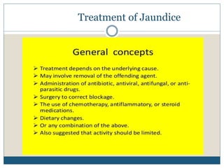 Treatment of Jaundice
 