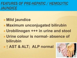 Liver function test and jaundice | PPTX