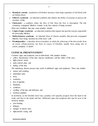 Jaundice doc | PDF