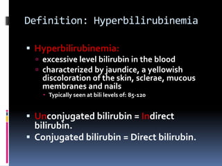 Differentiate between physiological and pathological jaundice.