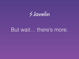 But wait… there’s more.
 