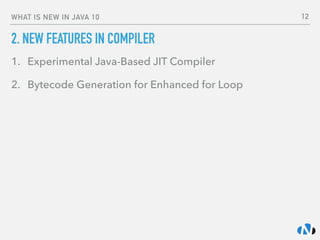 Java 10 New Features | PDF