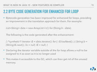 Java 10 New Features | PDF
