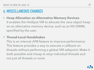 Java 10 New Features | PDF