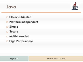 Java | PPT