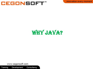 Why Java?
 