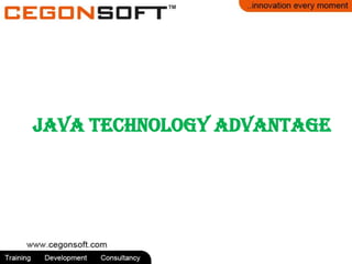 Java Technology Advantage
 