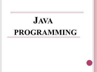 Java | PPTX