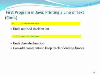 INTRODUCTION TO JAVA APPLICATION | PPT
