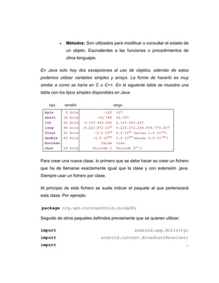 Java Lenguaje de programación Orientado a Objetos | PDF