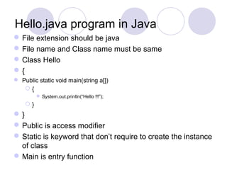 Java | PPT