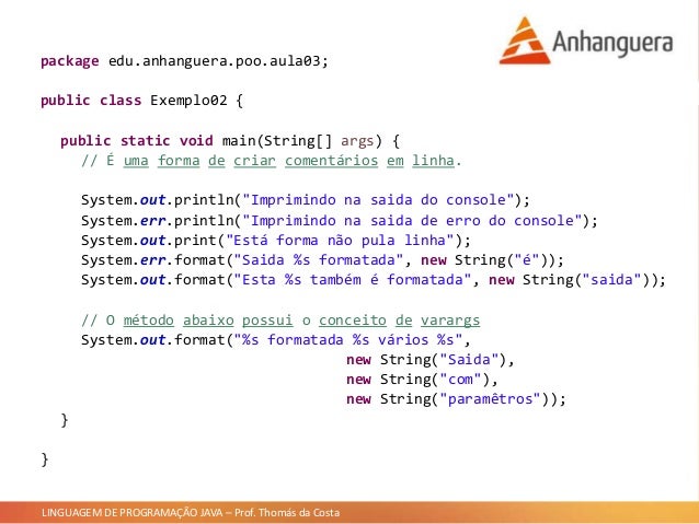 Linguagem de Programação Java