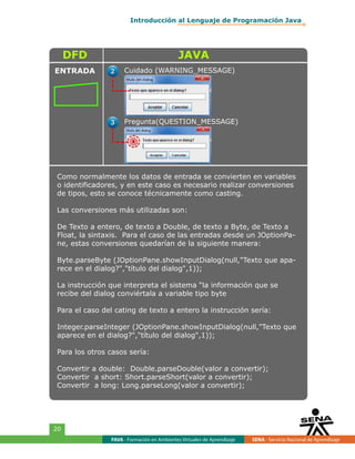 Lenguaje de Programación Java | PDF