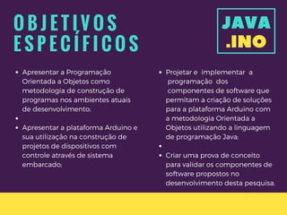 Java.ino - Plataforma de Programação para Arduino com Java | PDF