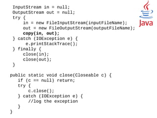 Критика Java
Jar Hell
Загрузчика классов не позволяет загрузить в одну JVM
несколько разных версий классов с совпадающим полным
именем (название класса + пакет).
Обычно к проекту подключается несколько необходимых
библиотек, они, в свою очередь, могут опираться на ещё
несколько библиотек. Всё хорошо, пока все эти библиотеки
разные, или, если и совпадающие, то имеют одинаковую
версию. В другом случае, имеется небольшая вероятность
пляски с бубном или необходимости более тщательного
подбора используемых библиотек. Есть надежда, что с
реализацией в Java 9 проекта Jigsaw, возможности
создавать модули, о Джар хеллах можно будет забыть раз и
навсегда.
 
