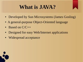 Basic of Java | PPT