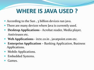 Training on Core java | PPT Presentation | Shravan Sanidhya | PPTX
