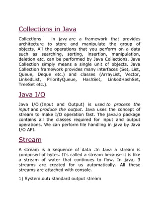 A seminar report on core java | PDF