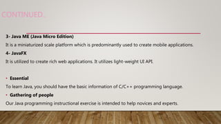 What is Java and its example | PPT