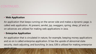 What is Java and its example | PPT