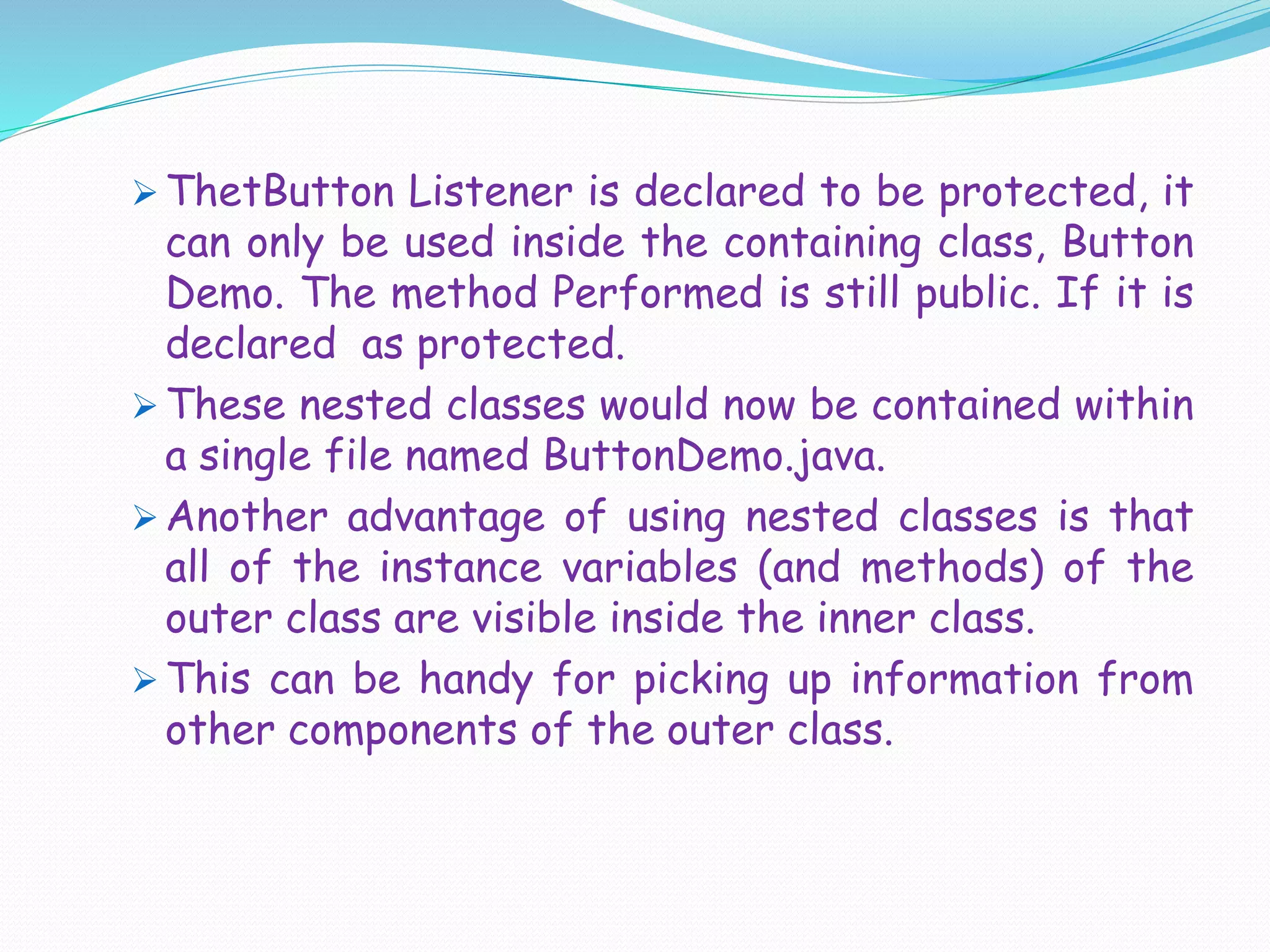 GUI components in Java | PPT