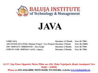 Java | PPT | Free Download