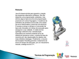 Técnicas de Programação
 