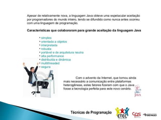 Técnicas de Programação
 