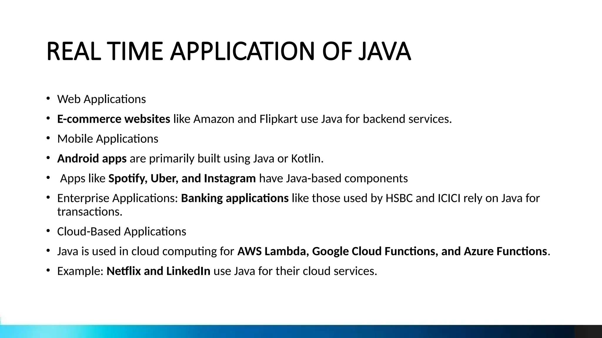 javaJava is a high-level, object-oriented programming language | PPTX