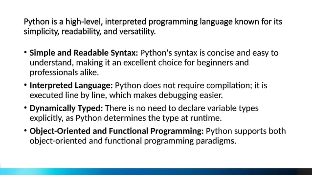 javaJava is a high-level, object-oriented programming language | PPTX