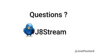 @JosePaumard 
#J8Stream 
Greatest release year 
1st question: which year saw the most movies? 
1st step: we can build a ha...