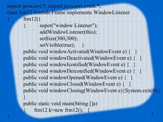 Java adapter | PPT | Programming Languages | Computing