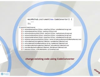 Java Agents and Instrumentation techtalk