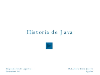 Historia de Java 