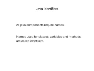 Java basic-syntax | PPT