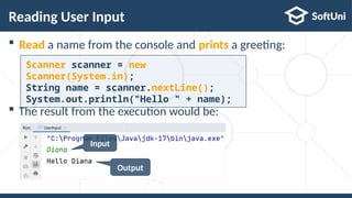 Java-Basics-Tutorial-Part-3 INPUT OUTPUT | PPTX