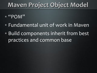 Java Builds with Maven and Ant