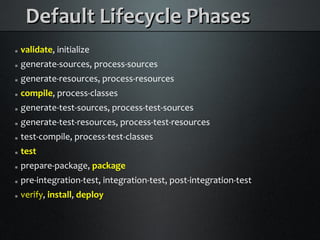 Java Builds with Maven and Ant