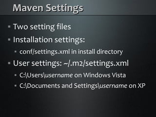 Java Builds with Maven and Ant