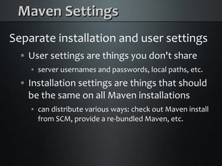 Java Builds with Maven and Ant