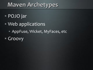 Java Builds with Maven and Ant
