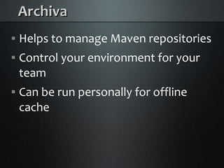 Java Builds with Maven and Ant