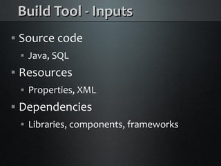 Java Builds with Maven and Ant
