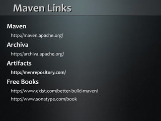 Java Builds with Maven and Ant