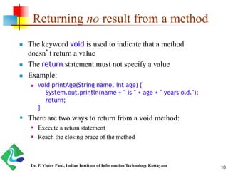 Java - Class Structure | PPT