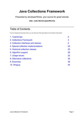 Java Collections Framework | PPT