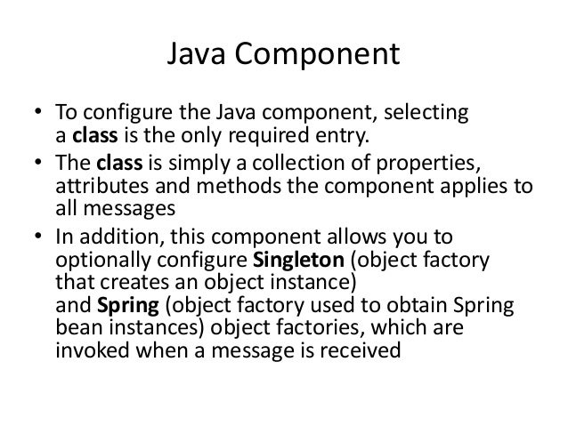 Java component