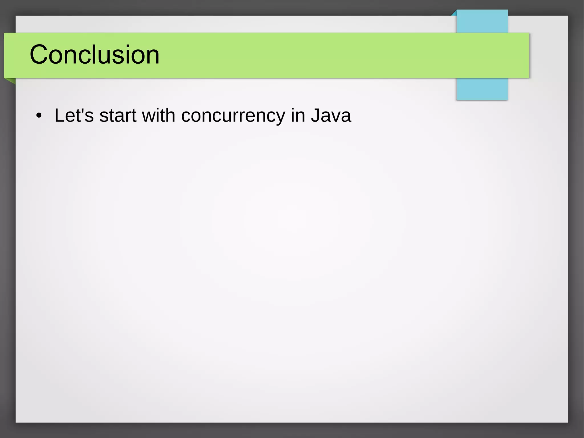 Java concurrency | PPT