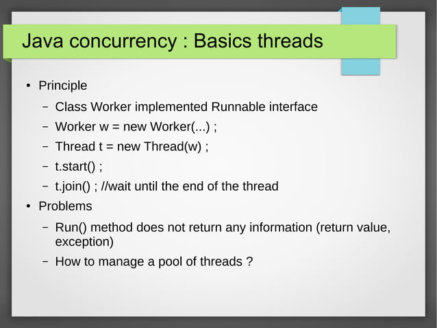 Java concurrency | PPT